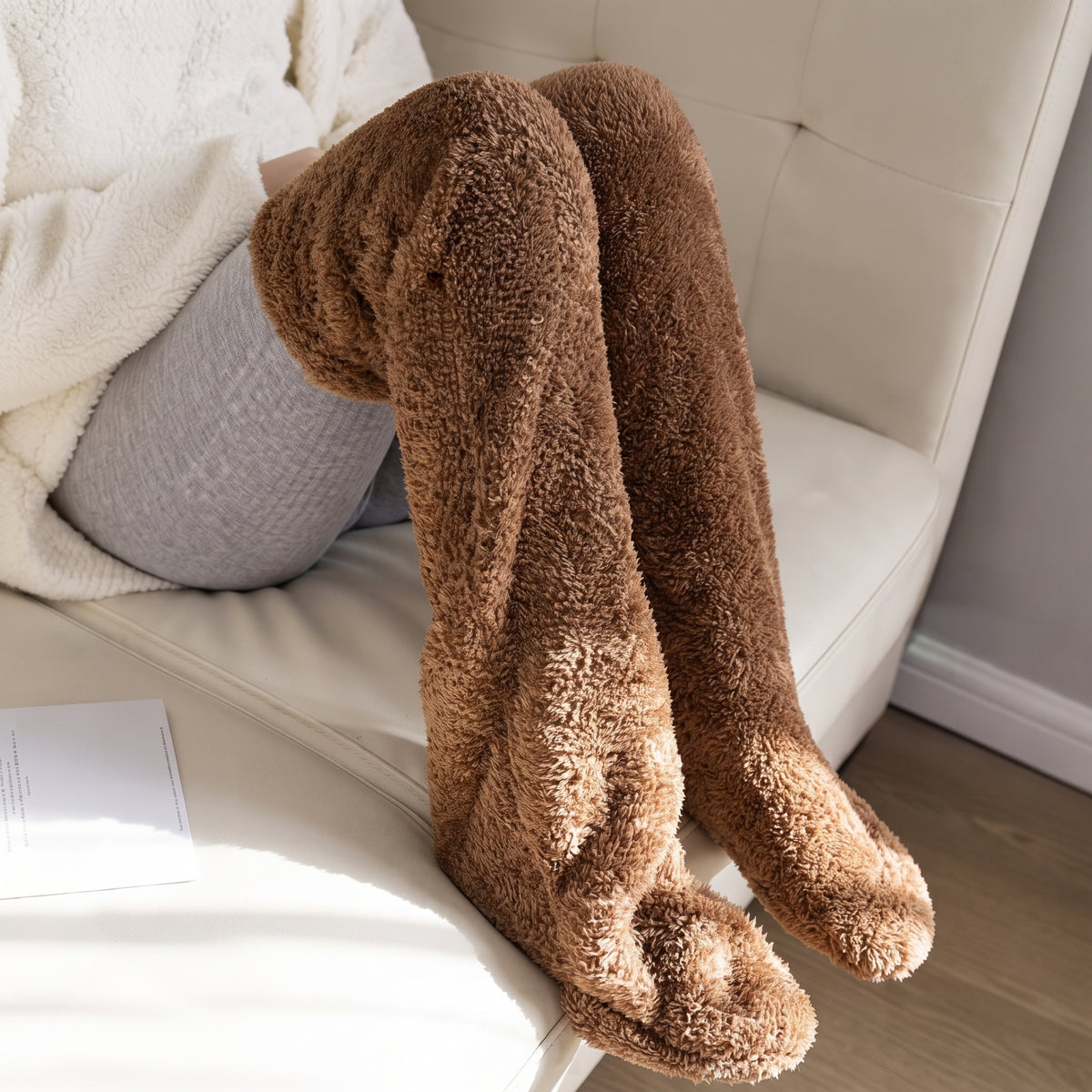 Pufuko™ Sıfır Soğuk — Ekstra Yumuşak Peluş Çorap.